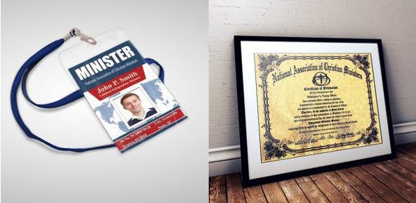 National Association of Christian Ministers. licensed and ordained minister, difference between licensed and ordained ministers, how to get a minister license